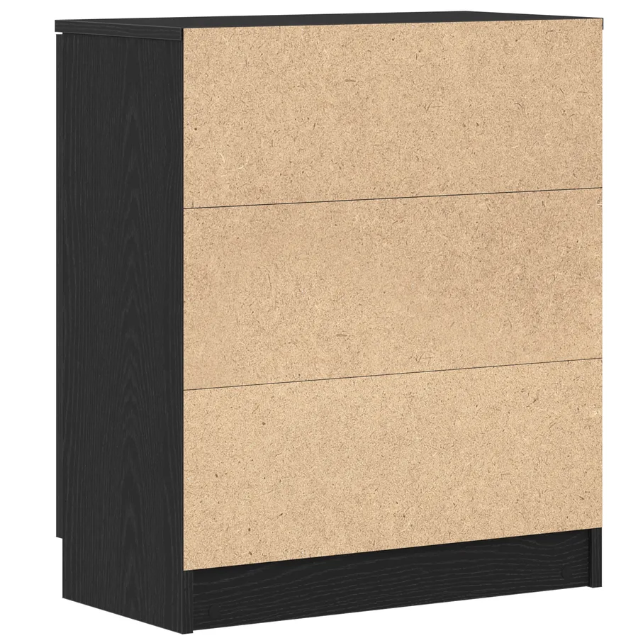 Buffet Chêne noir 60 x 30 x 70 cm Bois d'ingénierie - 6