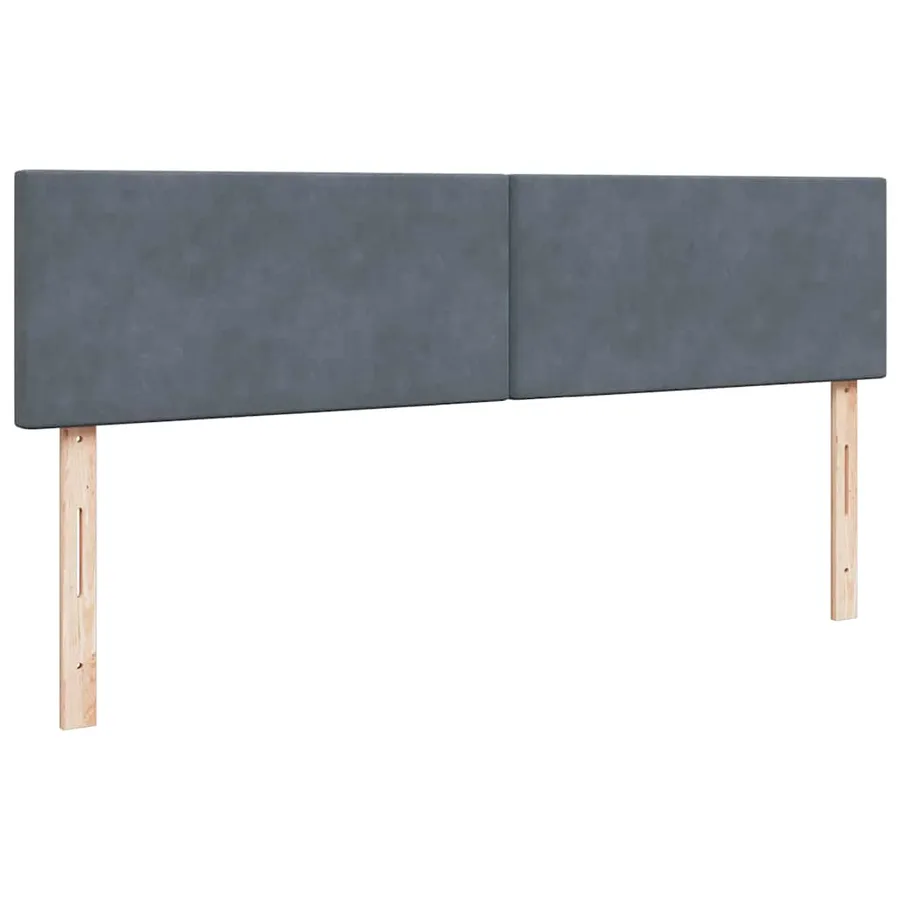Cadre de lit ottoman avec matelas gris foncé 200x200 cm velours - 11