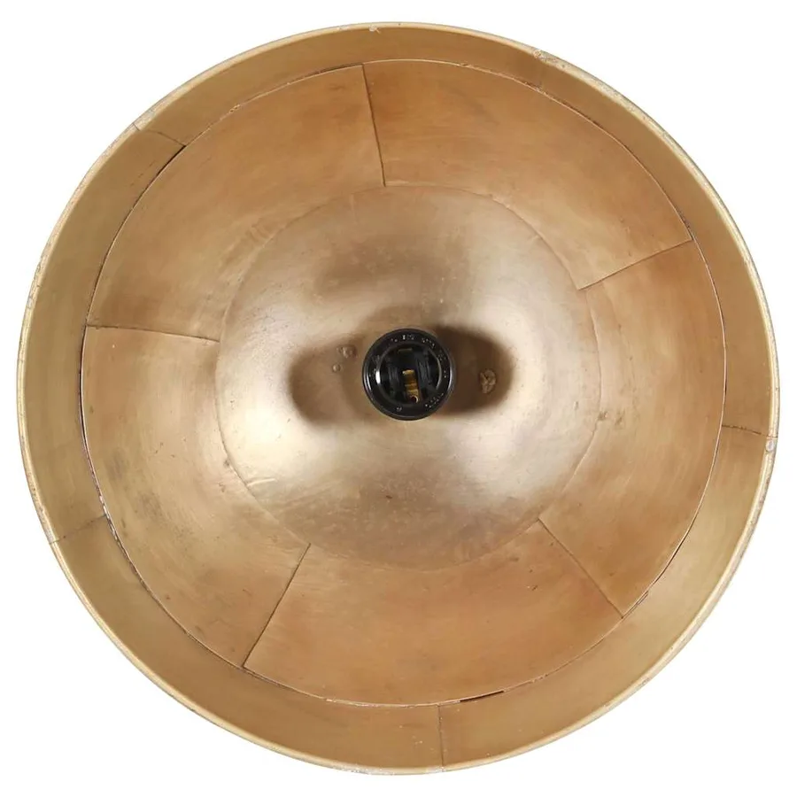 Lampe suspendue industrielle vintage 25 W Laiton Rond 31 cm E27 - 5