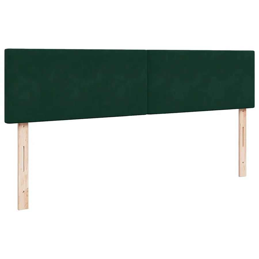 Cadre de lit ottoman avec matelas vert foncé 200x200 cm velours - 11