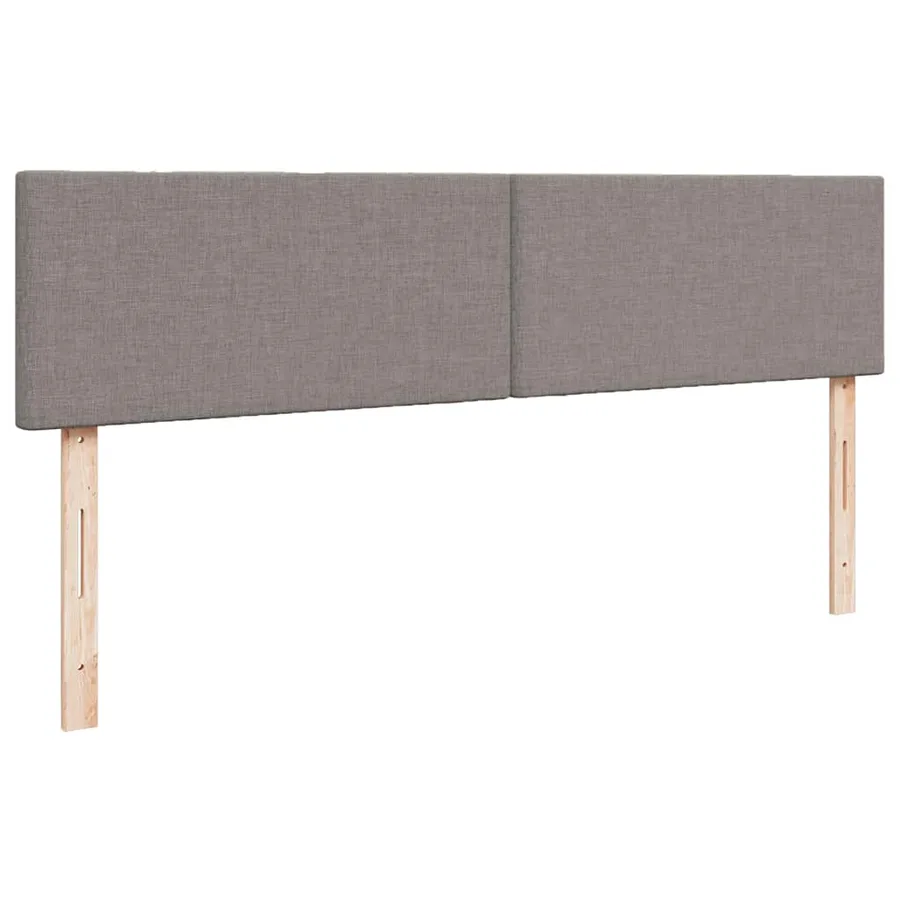 Cadre de lit ottoman avec matelas taupe 180x200 cm tissu - 9