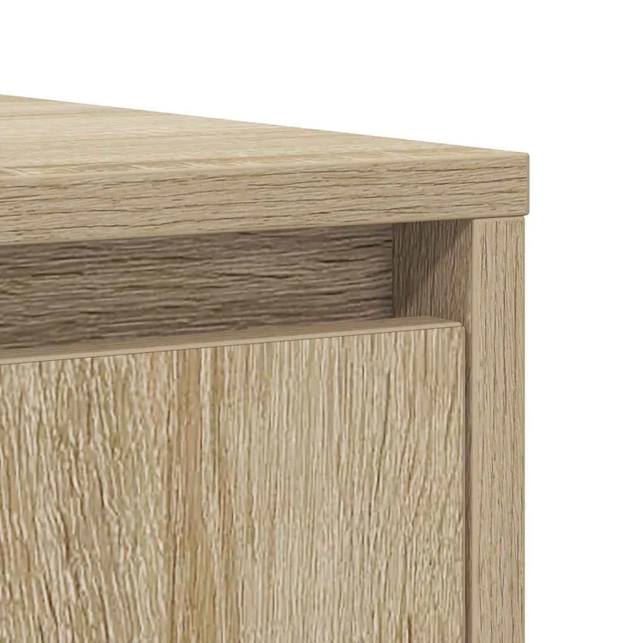 Buffet chêne sonoma 85x34x76 cm bois d'ingénierie - 11