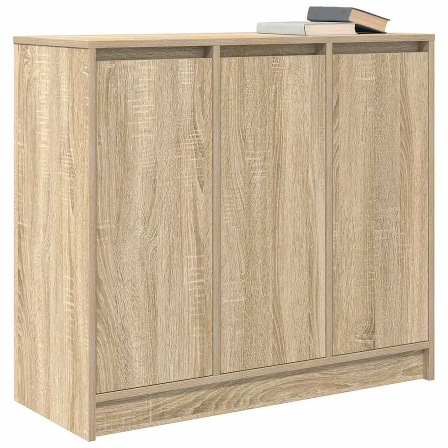 Buffet chêne sonoma 85x34x76 cm bois d'ingénierie - 4