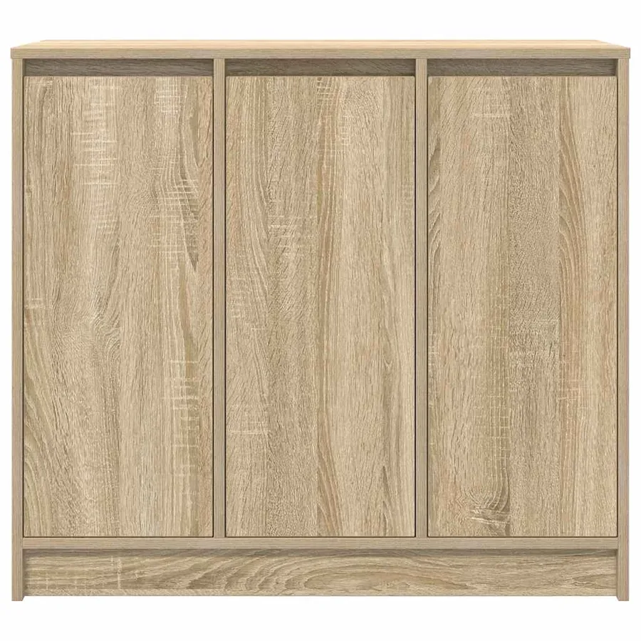 Buffet chêne sonoma 85x34x76 cm bois d'ingénierie - 6