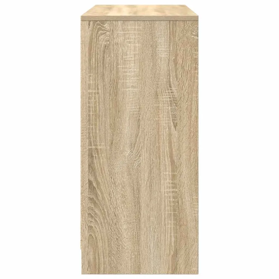 Buffet chêne sonoma 85x34x76 cm bois d'ingénierie - 7
