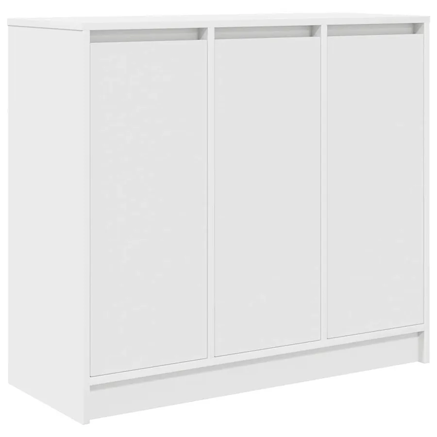 Buffet blanc 85x34x76 cm bois d’ingénierie - 2