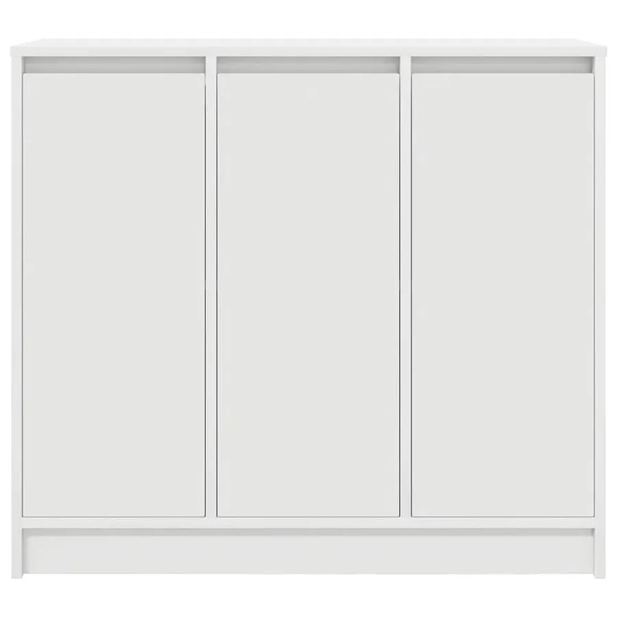 Buffet blanc 85x34x76 cm bois d’ingénierie - 6