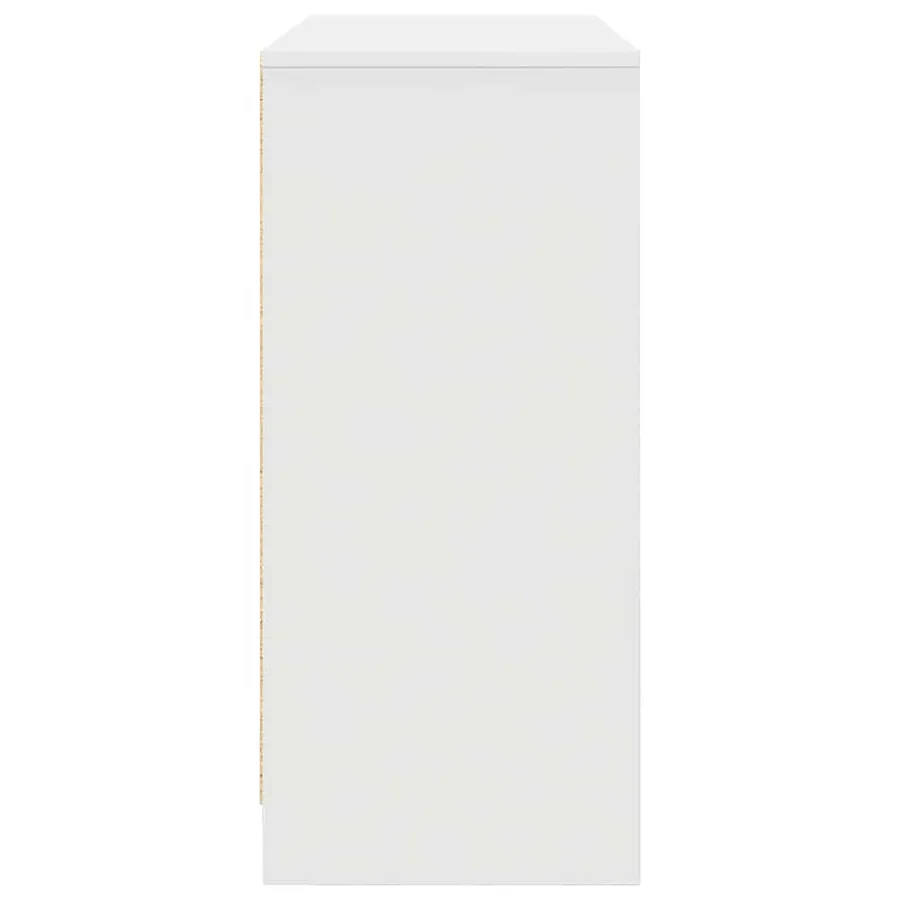 Buffet blanc 85x34x76 cm bois d’ingénierie - 7