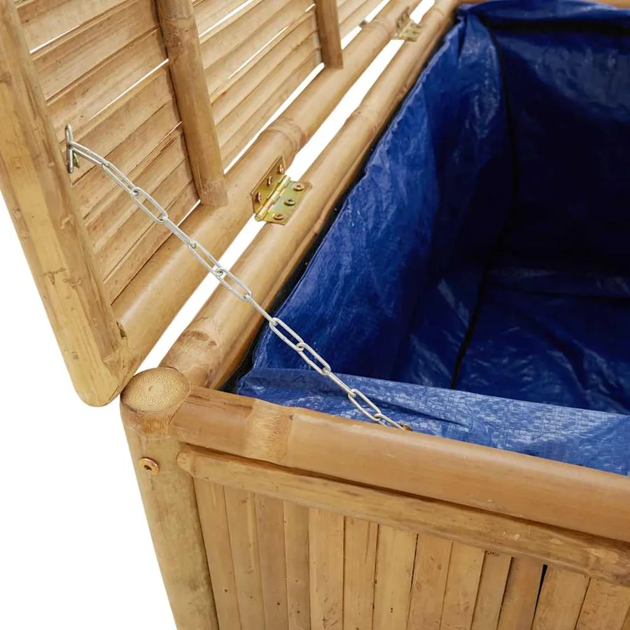 Boîte de rangement de jardin 110x52x55 cm Bambou - 6