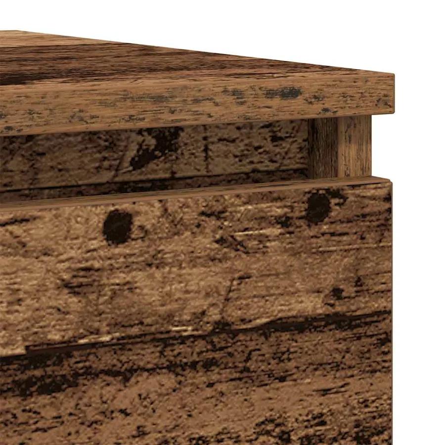 Buffet vieux bois 100x35x76 cm bois d'ingénierie - 9