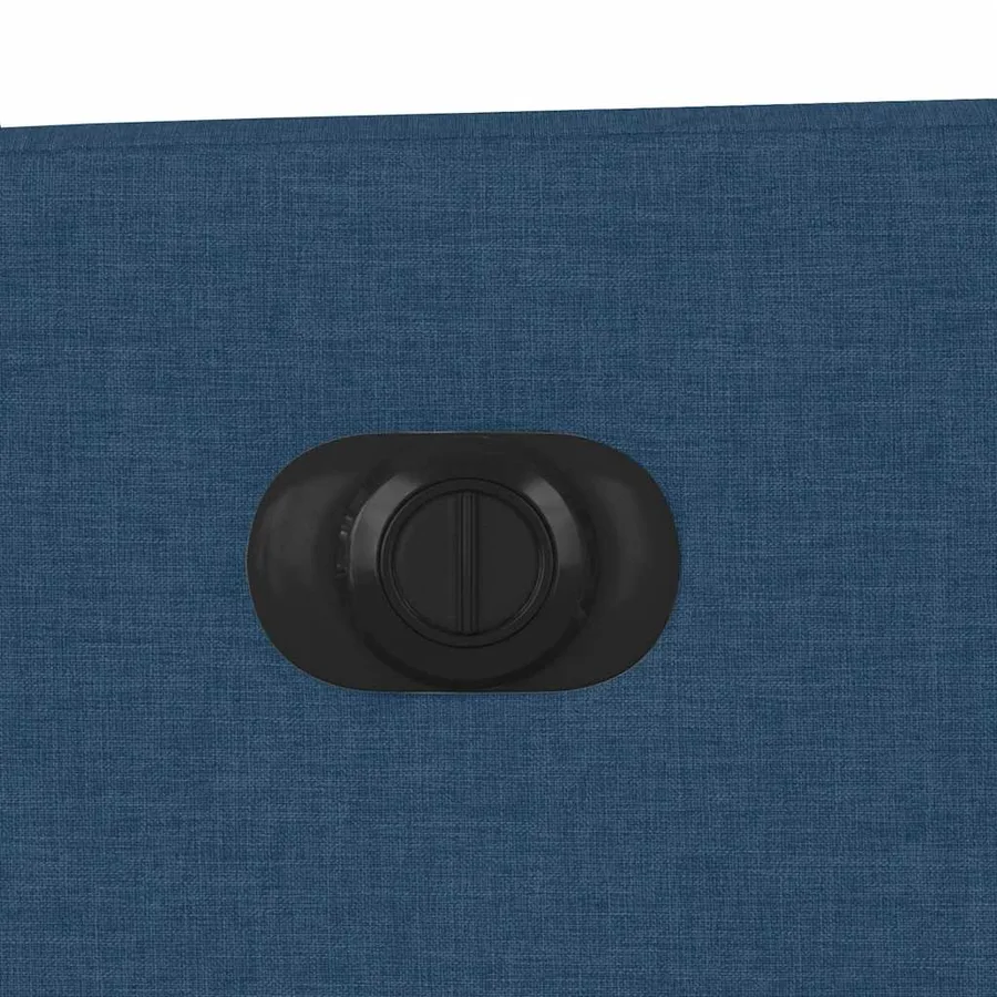Fauteuil inclinable électrique bleu tissu - 13