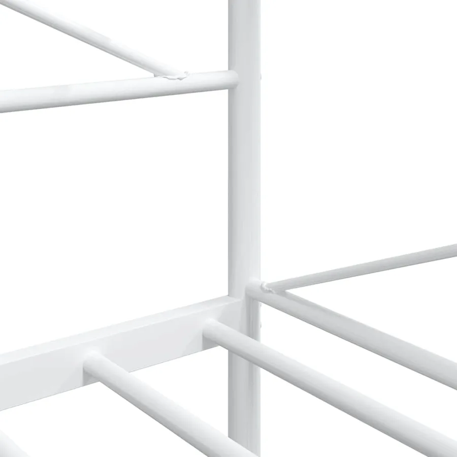 Lit de repos sans matelas blanc 107x203 cm acier - 10