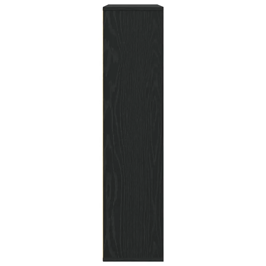Bibliothèque chêne noir 89x24x101,5 cm bois d'ingénierie - 5