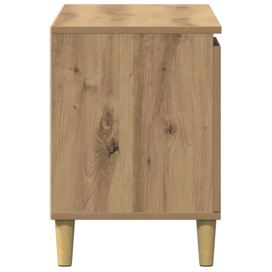 Meuble TV chêne artisanal 102x35x50 cm bois d'ingénierie - 5