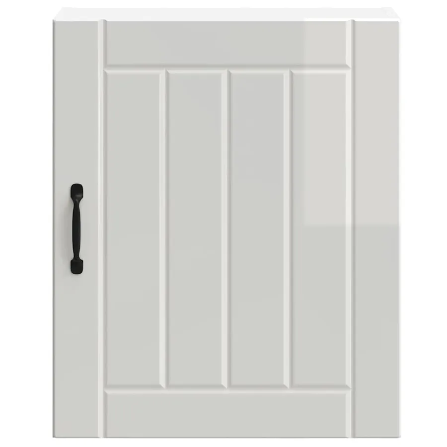 Armoires murales de cuisine 2 pcs Lucca Bois d'ingénierie blanc brillant - 6