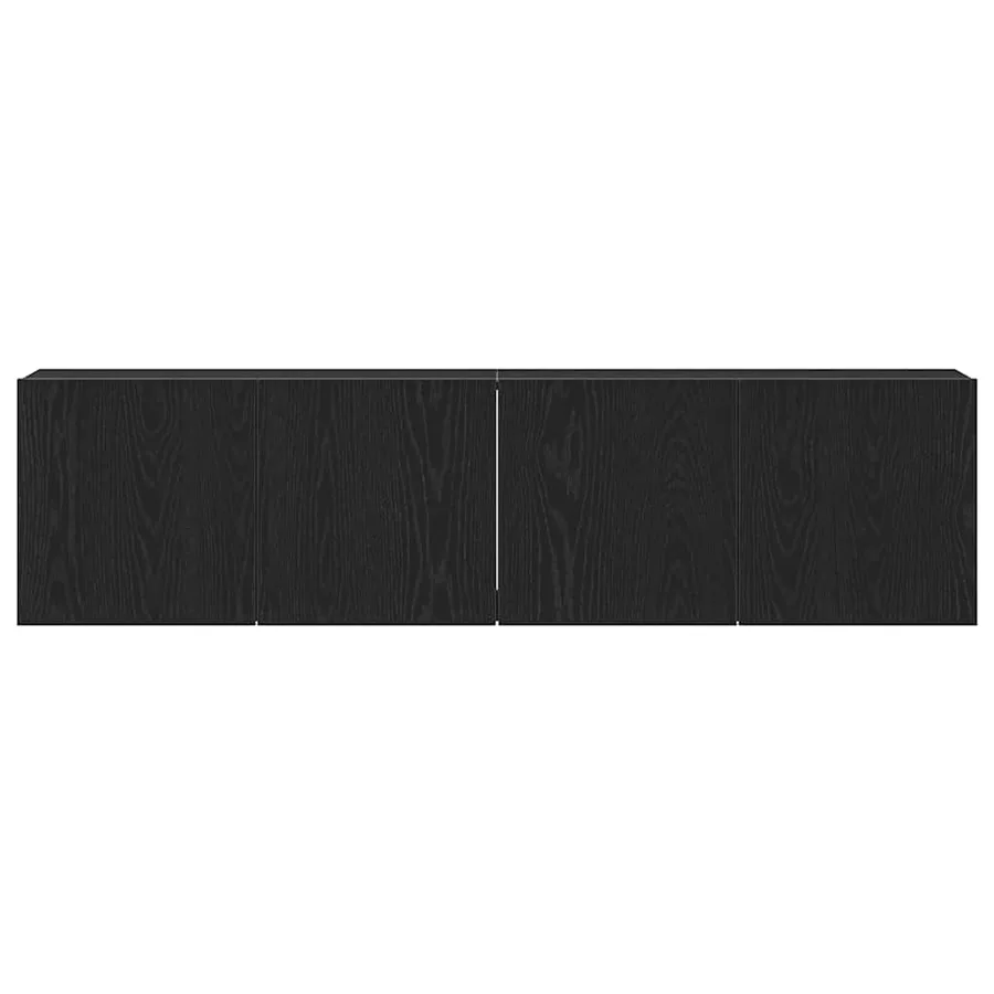 Meubles TV 2 pièces Chêne noir 160 x 30 x 41 cm Bois d'ingénierie - 6