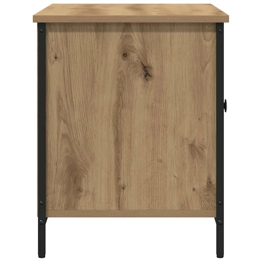 Meuble TV 80 x 40 x 50 cm chêne artisanal Bois d'ingénierie - 7