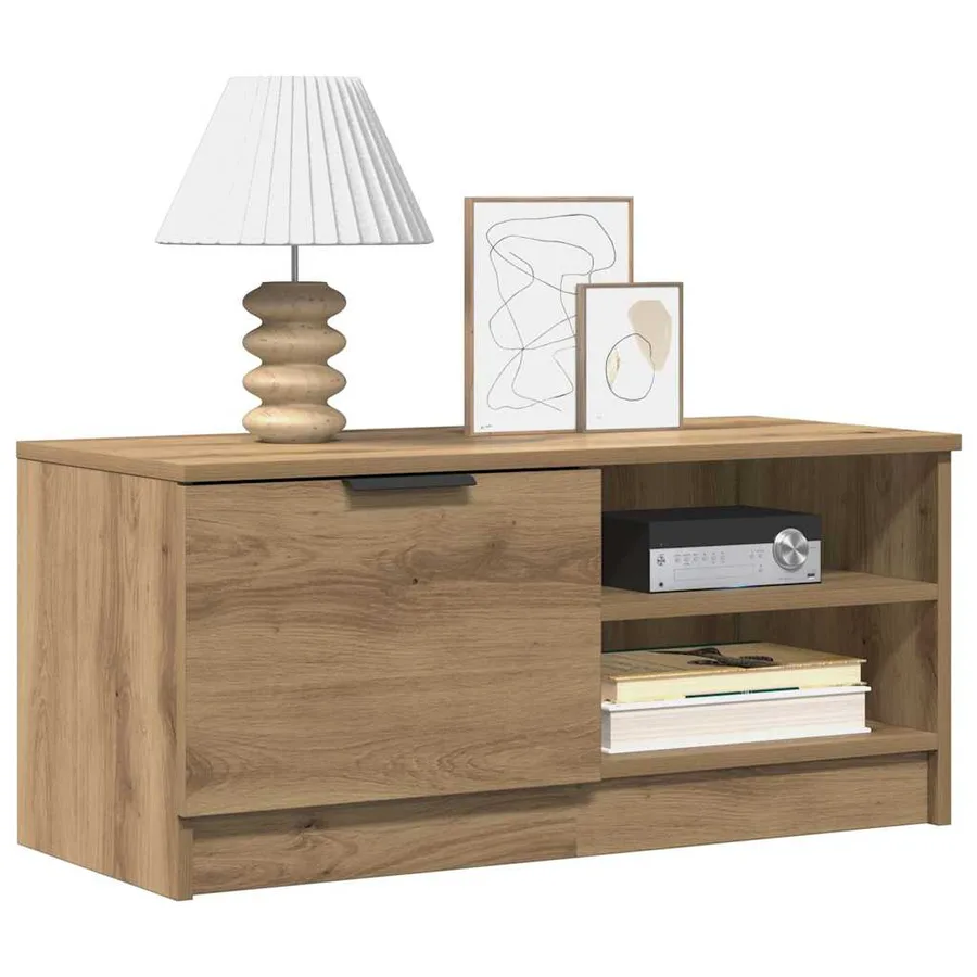 Meubles TV 2 pcs chêne artisanal 80x35x36,5cm bois d'ingénierie - 12