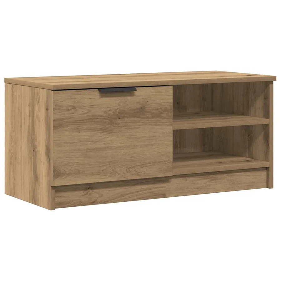 Meubles TV 2 pcs chêne artisanal 80x35x36,5cm bois d'ingénierie - 4
