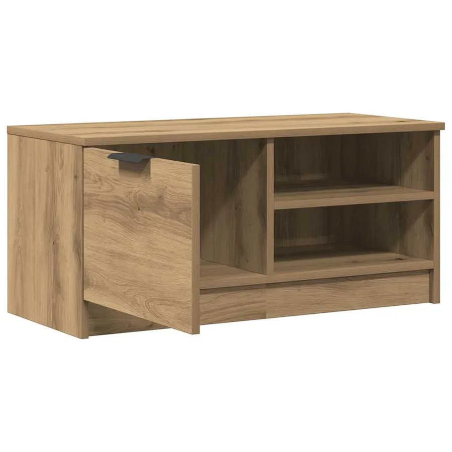 Meubles TV 2 pcs chêne artisanal 80x35x36,5cm bois d'ingénierie - 6