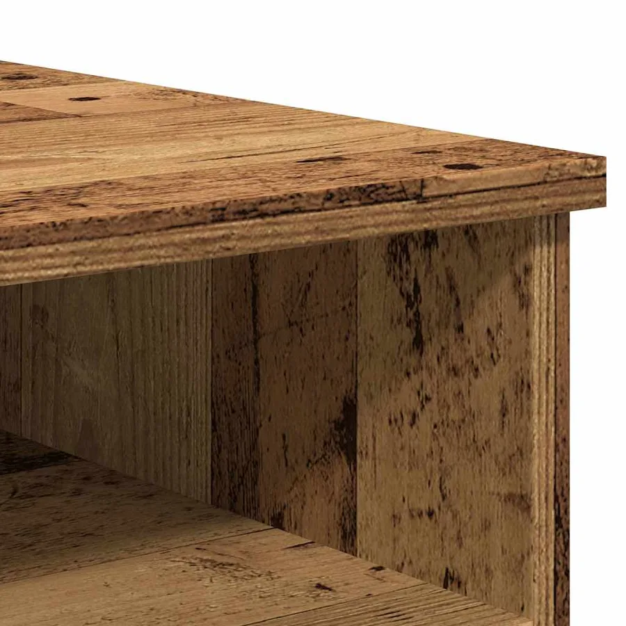 Meubles TV 2 pcs vieux bois 80x35x36,5 cm bois d'ingénierie - 9