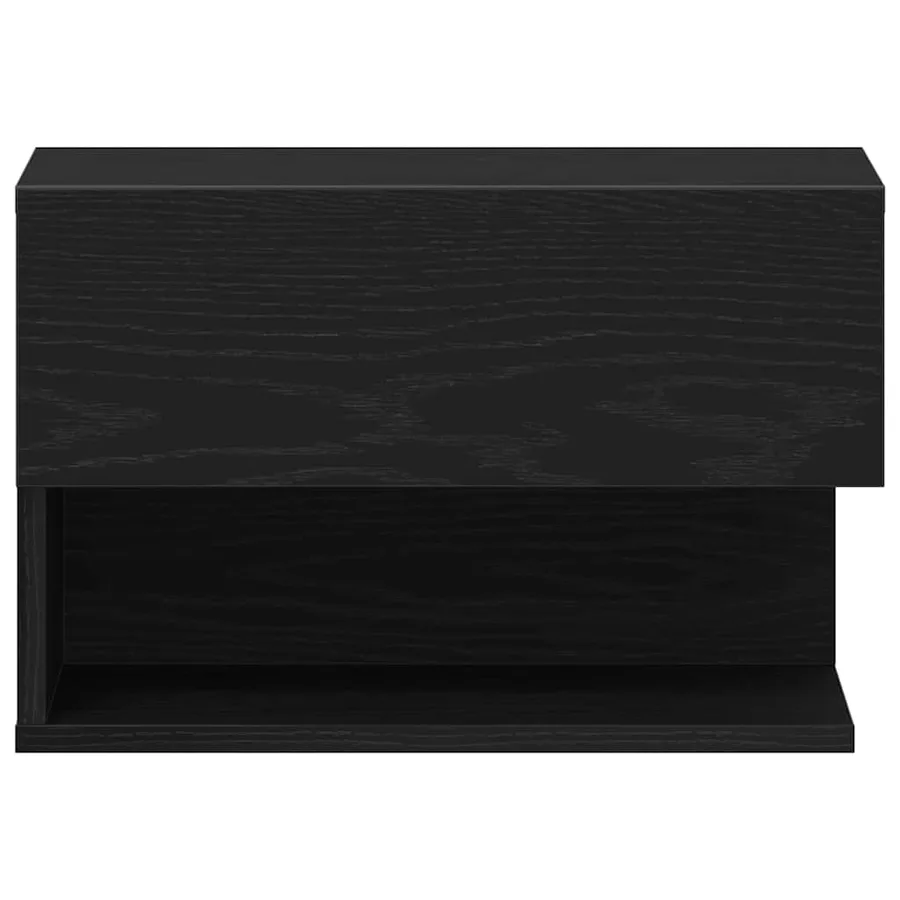 Cabinet de chevet avec tiroir 2 pcs Chêne noir 46 x 30 x 30 cm - 6