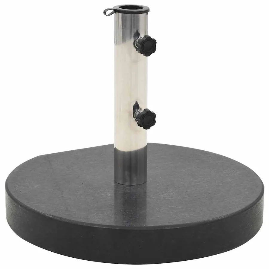 Parasol Base Granite 28.5 kg Round Black - 2