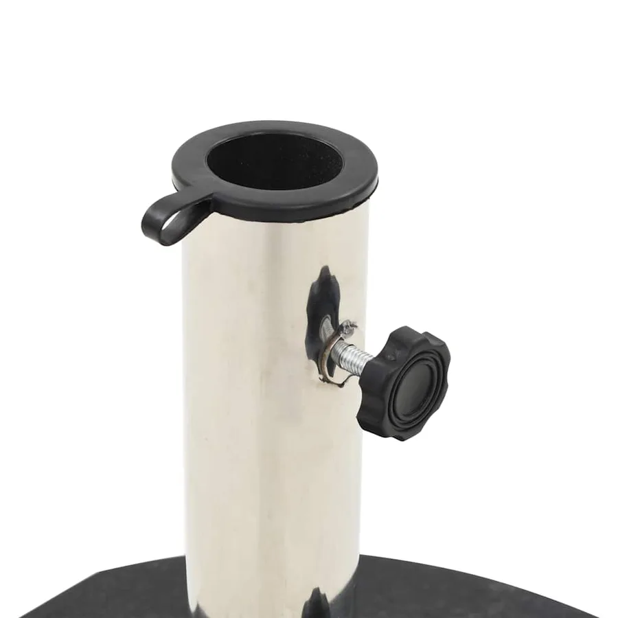Socle de parasol Granite 28,5 kg Rond Noir - 4