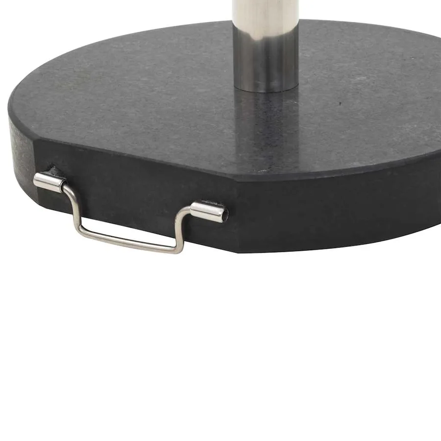 Socle de parasol Granite 28,5 kg Rond Noir - 6