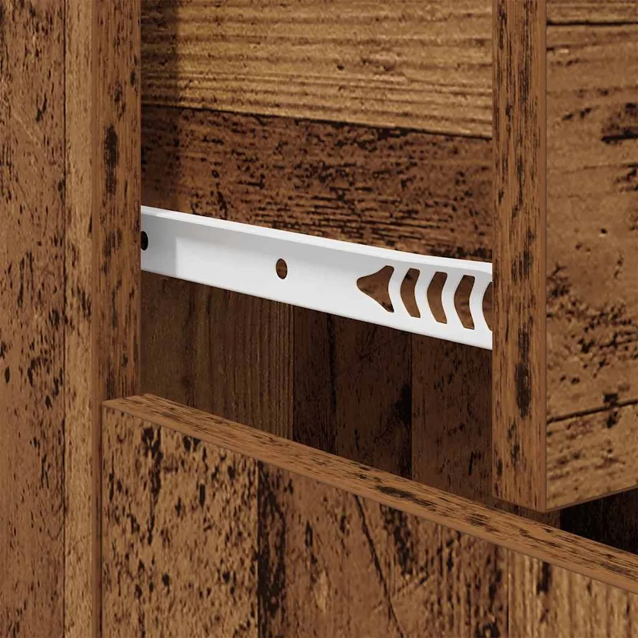 Buffet vieux bois 60x30x75 cm bois d'ingénierie - 10