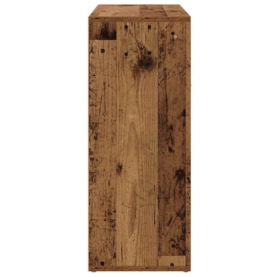 Buffet vieux bois 60x30x75 cm bois d'ingénierie - 6