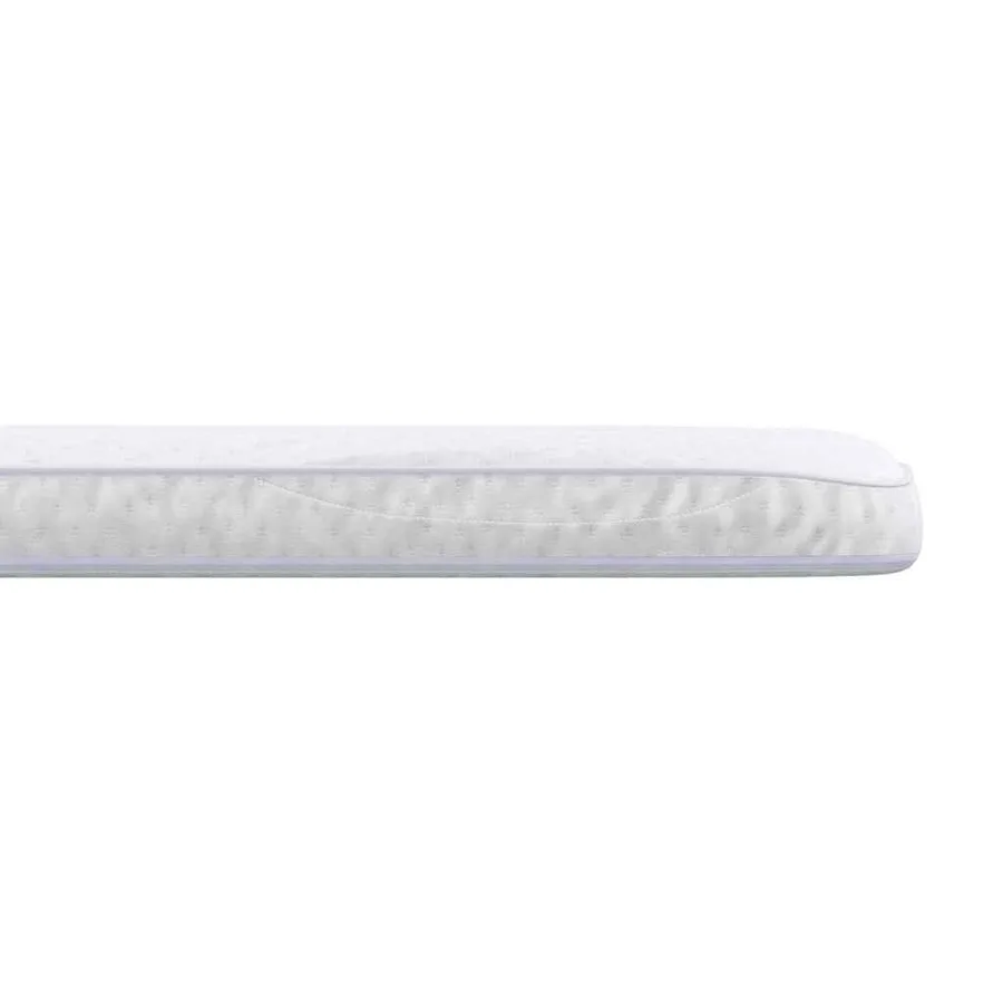Surmatelas Blanc 120 x 200 cm Tissu en Tricot - 6