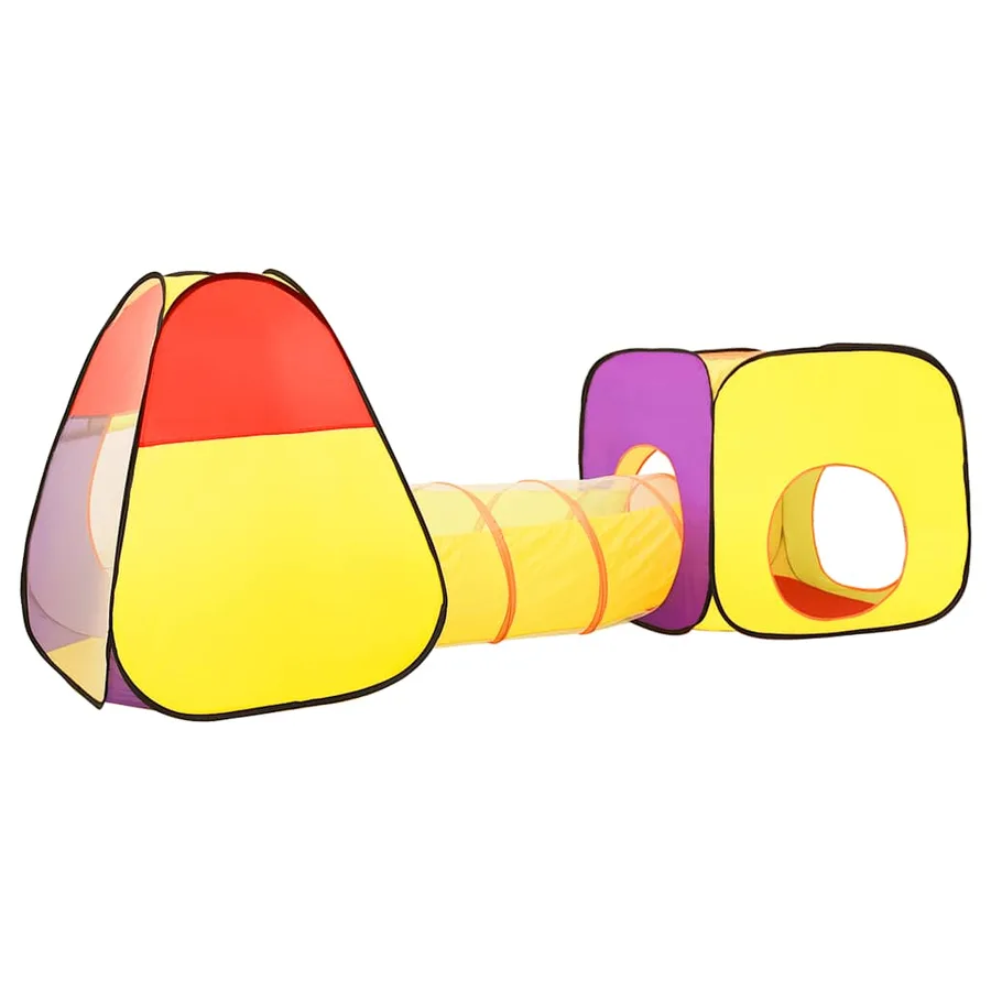Tente de jeu pour enfants 250 balles Multicolore 255x80x100 cm - 6