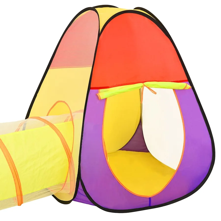 Tente de jeu pour enfants 250 balles Multicolore 255x80x100 cm - 7