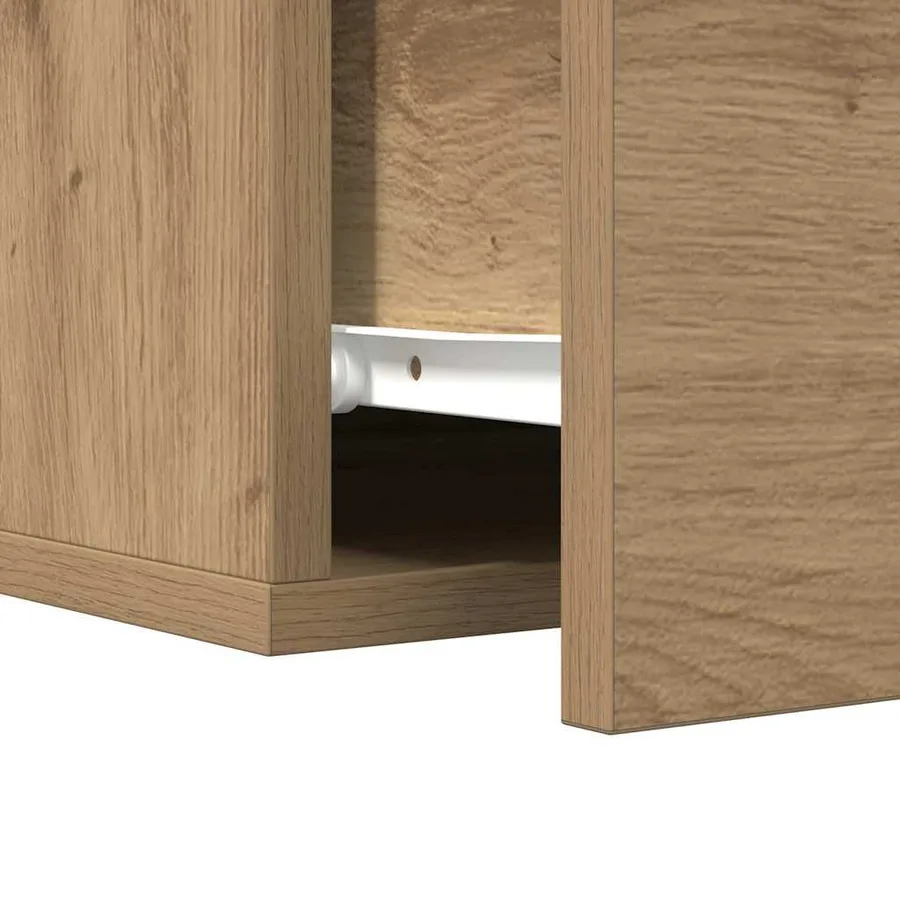 Cabinet de chevet 35 x 35 x 20 cm Bois d'ingénierie - 9