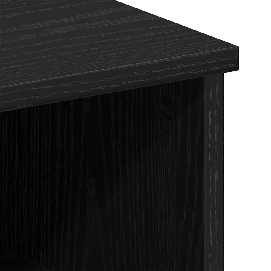 Table de nuit 2 pcs Chêne noir 50 x 32 x 60cm Bois d'ingénierie - 10