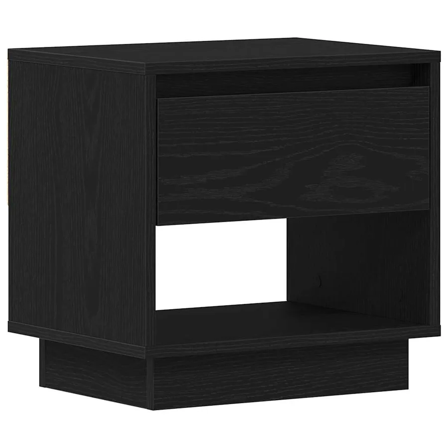 Table de nuit avec tiroir 2 pcs Chêne noir 45 x 34 x 44 cm - 6