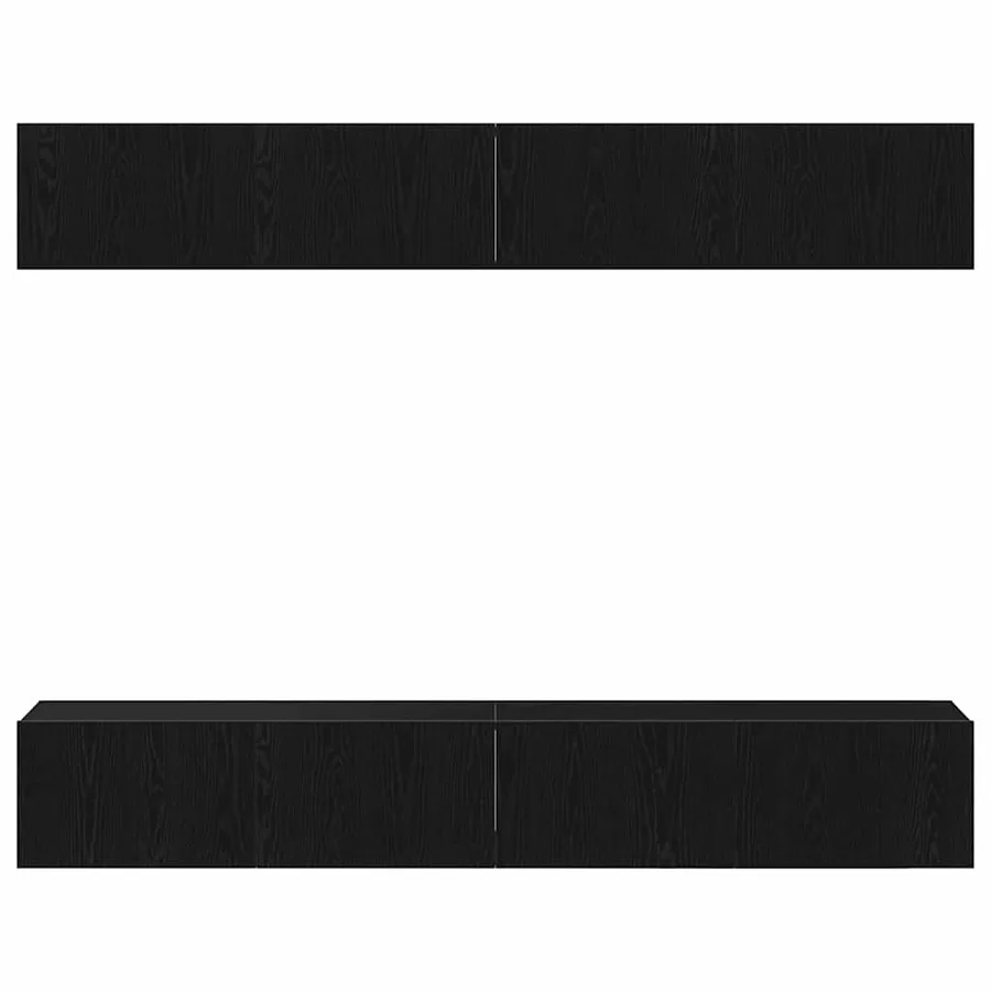 Ensemble meuble TV 4 pcs Chêne noir 100 x 30 x 30 cm - 6