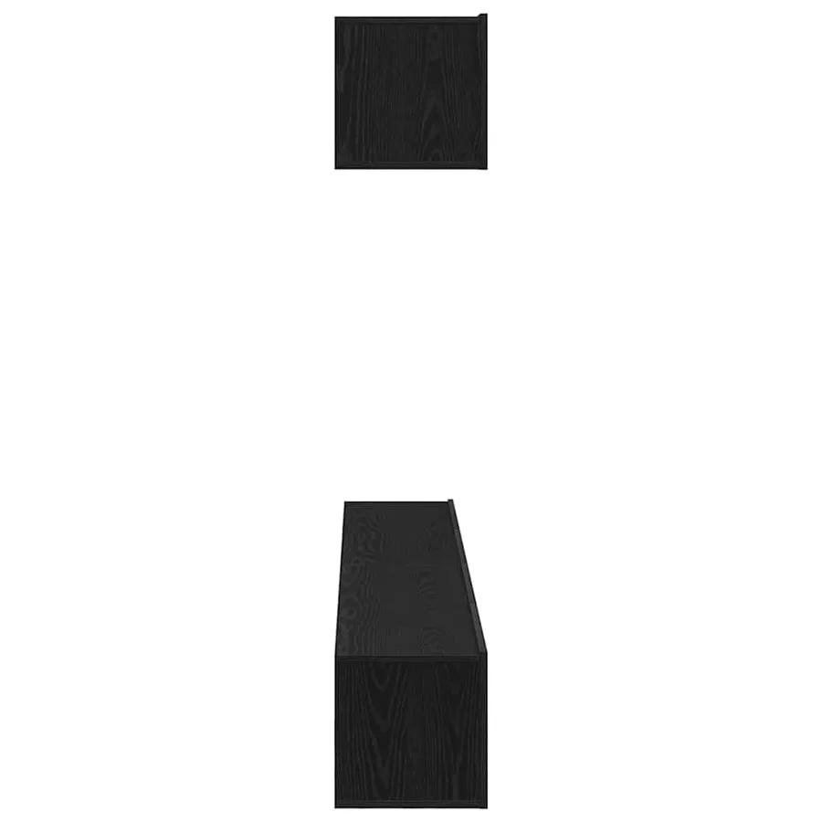 Ensemble meuble TV 4 pcs Chêne noir 100 x 30 x 30 cm - 7