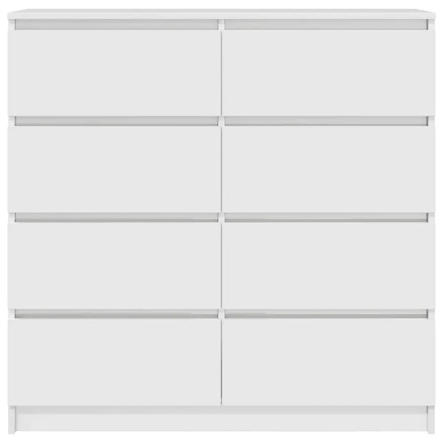 Buffet blanc 100x35x99 cm bois d'ingénierie - 6