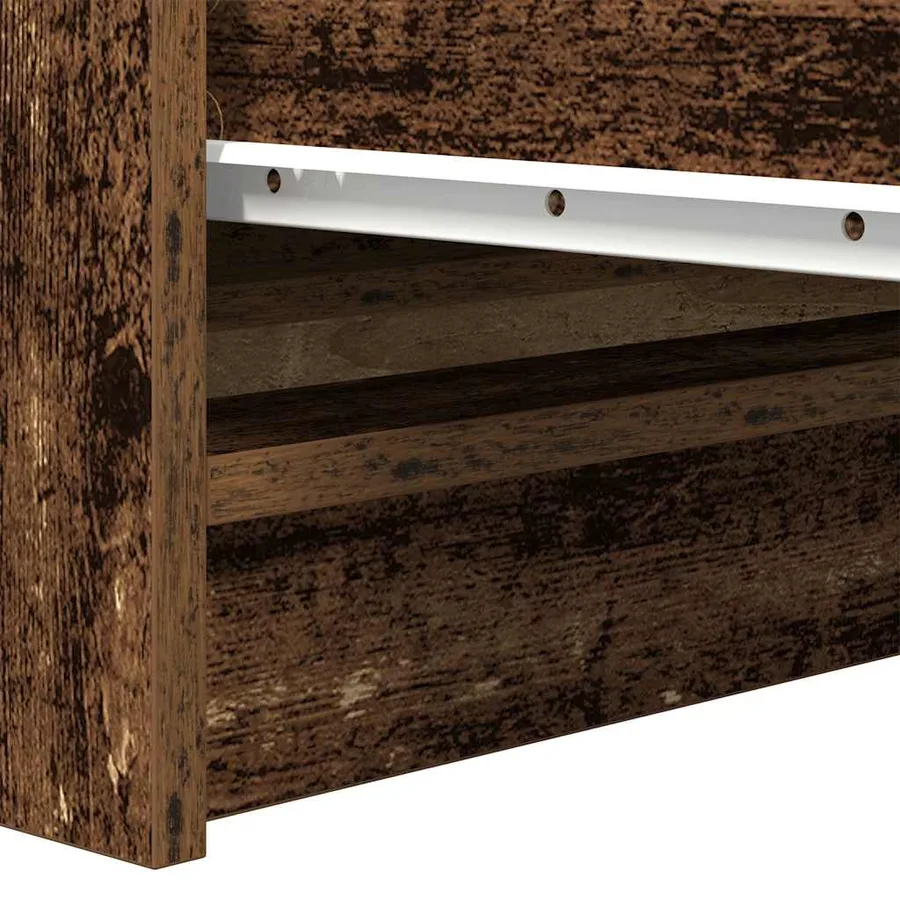 Buffet vieux bois 100x35x99 cm bois d'ingénierie - 10