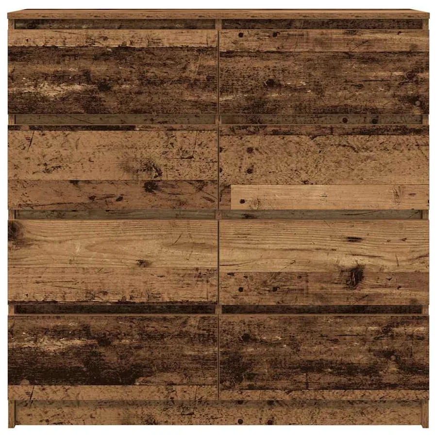 Buffet vieux bois 100x35x99 cm bois d'ingénierie - 6