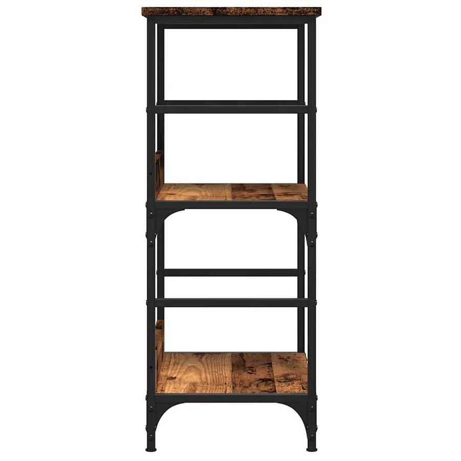 Bibliothèque vieux bois 50x33x82 cm bois d'ingénierie - 5