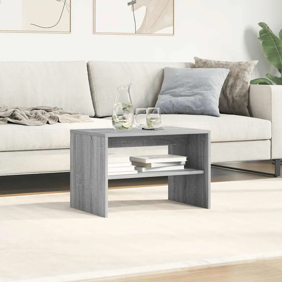 Meuble TV sonoma gris 60x40x40 cm bois d'ingénierie - 4