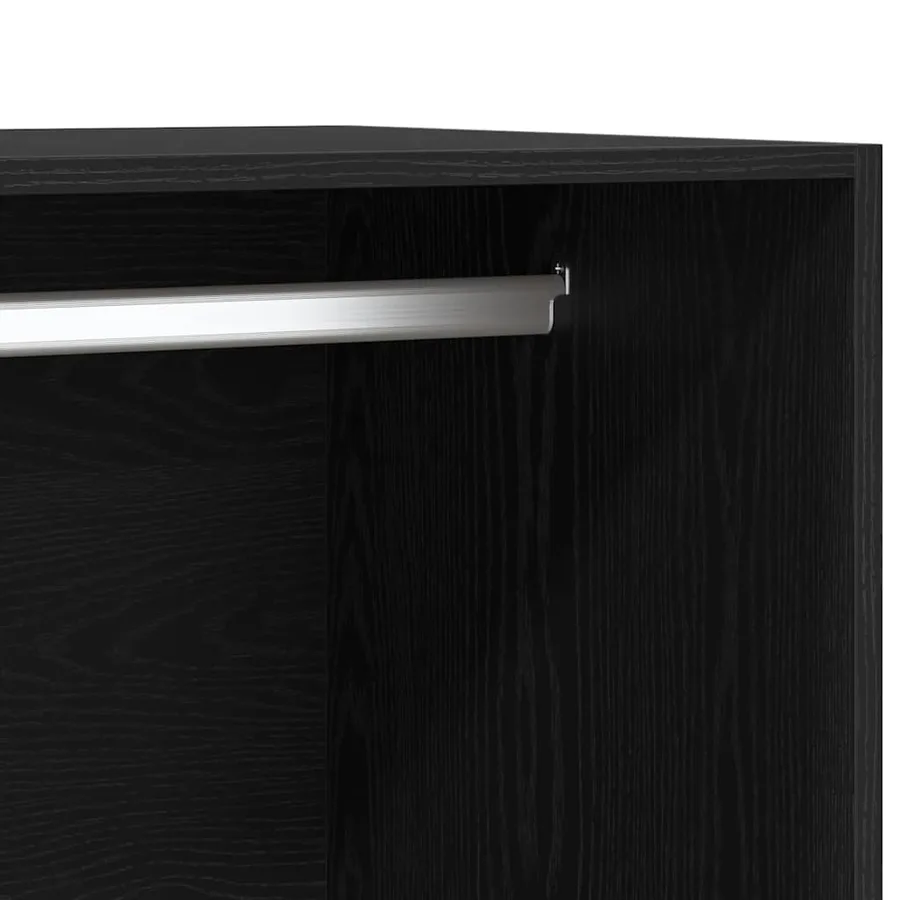 Armoire Chêne noir 50 x 50 x 200 cm Bois d'ingénierie - 9