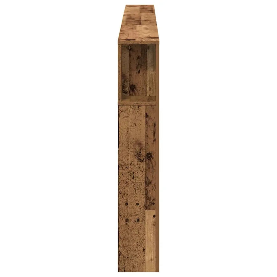 Cabinet de Tête de Lit Bois ancien 220 x 18,5 x 102,5 cm - 6