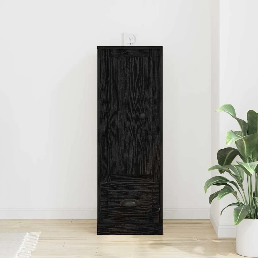 Haut Armoire Chêne noir 36 x 35,5 x 103,5 cm Bois d'ingénierie - 4