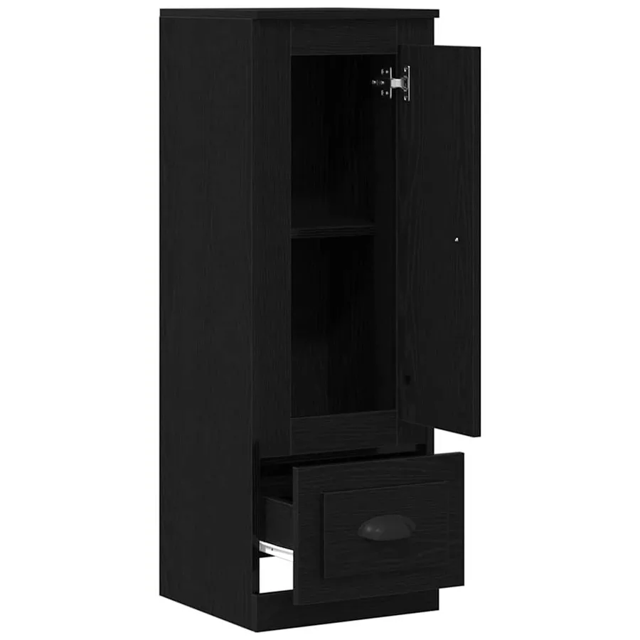 Haut Armoire Chêne noir 36 x 35,5 x 103,5 cm Bois d'ingénierie - 5