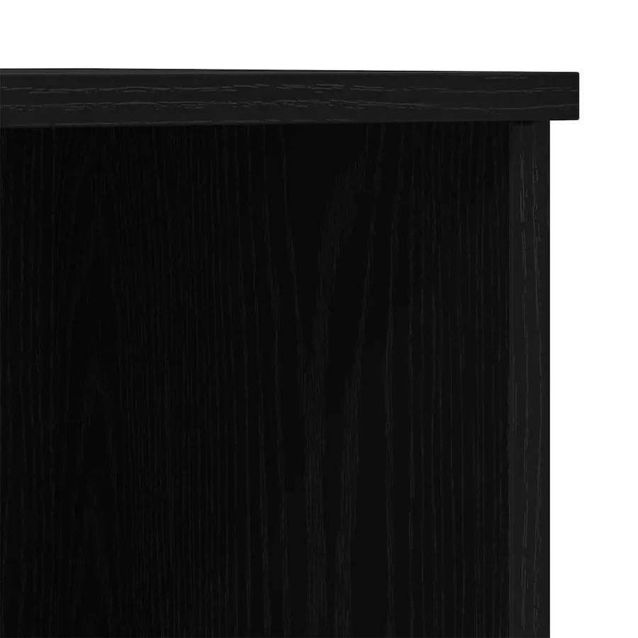 Highboard Chêne noir 132 x 35,5 x 103,5 cm Bois d'ingénierie - 13