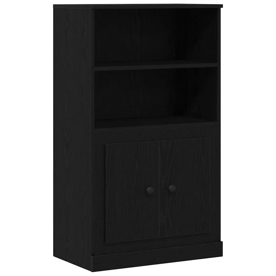 Highboard Chêne noir 132 x 35,5 x 103,5 cm Bois d'ingénierie - 5